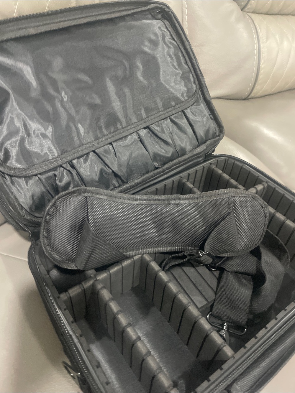 Black Padded Camera/Equipment Case with Dividers